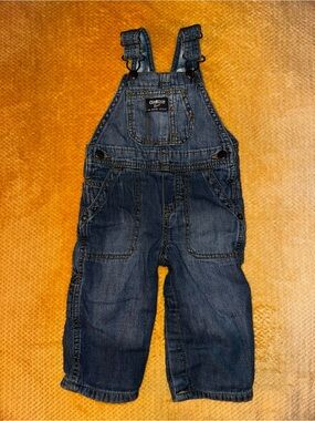 OshKosh B’gosh denim overalls size 12 month’s